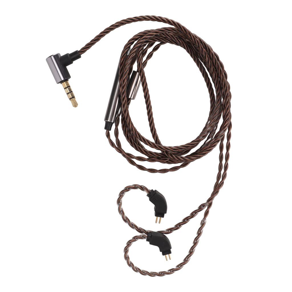 Earphone Cable Replacement Headphone Cable with Mic for 2 Pin 0.78mm Headphones for Weston 1964 UE3X UE18 W4R