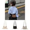 Simple Solid Color Shoulder Crossbody Bag With Chain Design For Daily Use