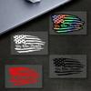 1 Stück Wir sind Menschen Amerikanische Flagge Motorradaufkleber Wasserdicht für Motorradverkleidung Tankdeckel Autofenster Universelle Vinyl-Aufkleber