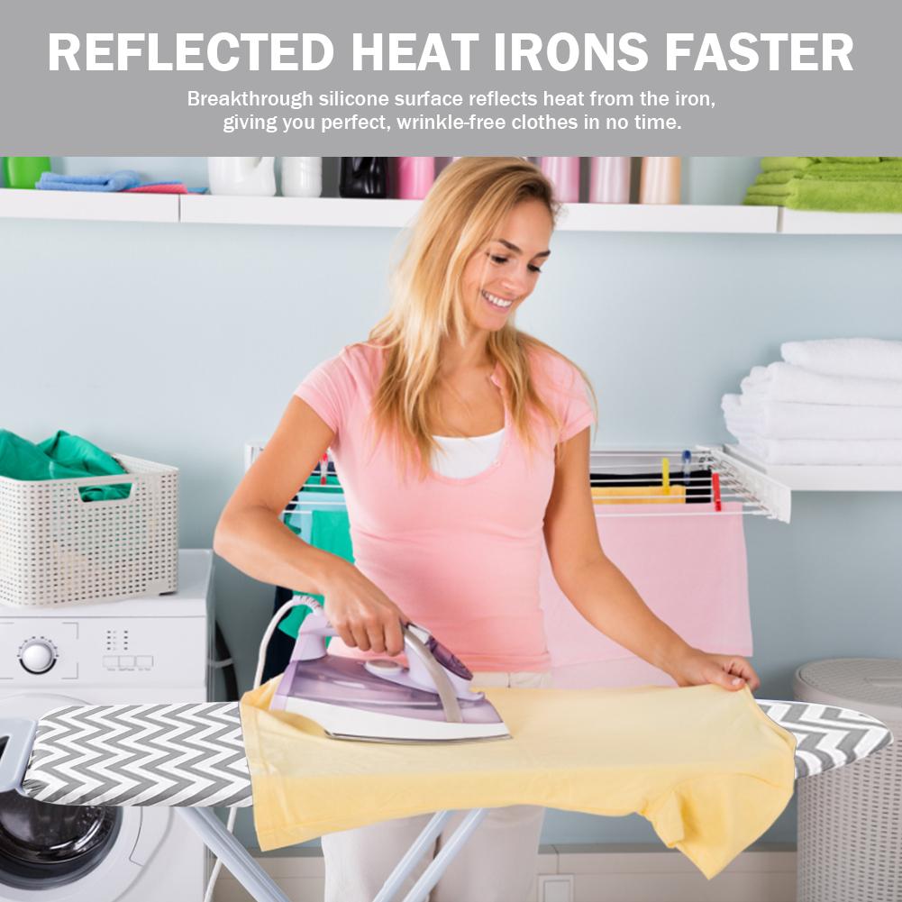 150x50cm Ironing Board Cover Coated Padded Ironing Board Cover Heavy Heat Reflective Scorch Resistant Cotton Iron Cover