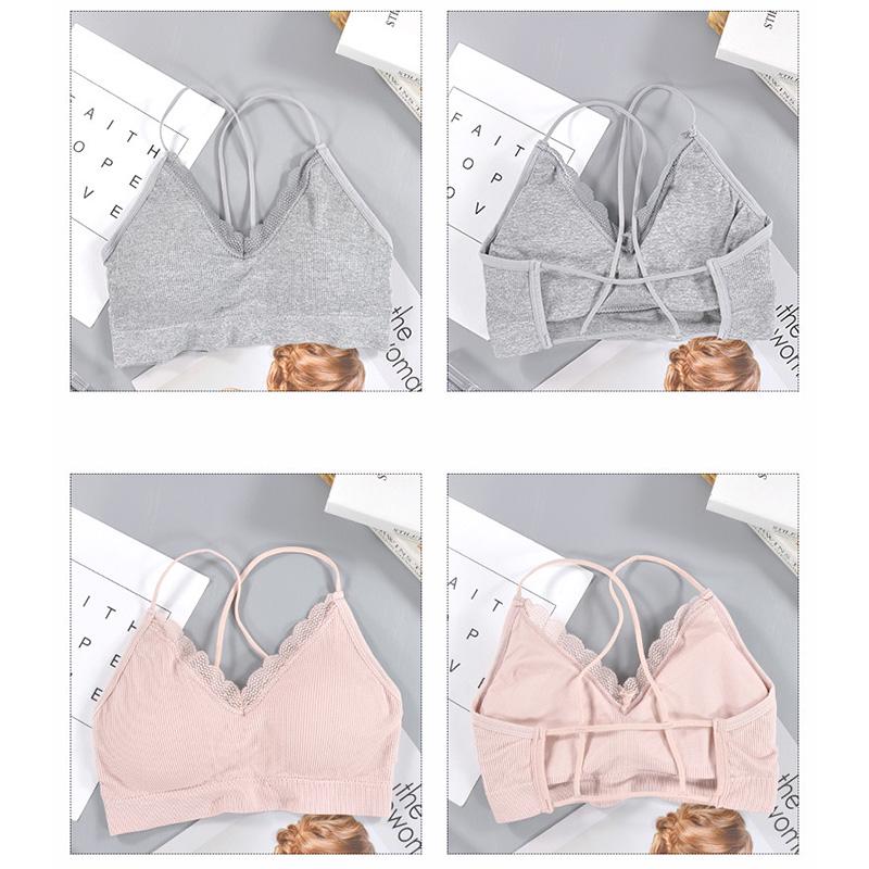 Bezšvové tenké ramienka Cross Beauty Back Lace Edge Beauty Back Yoga Sports Bra