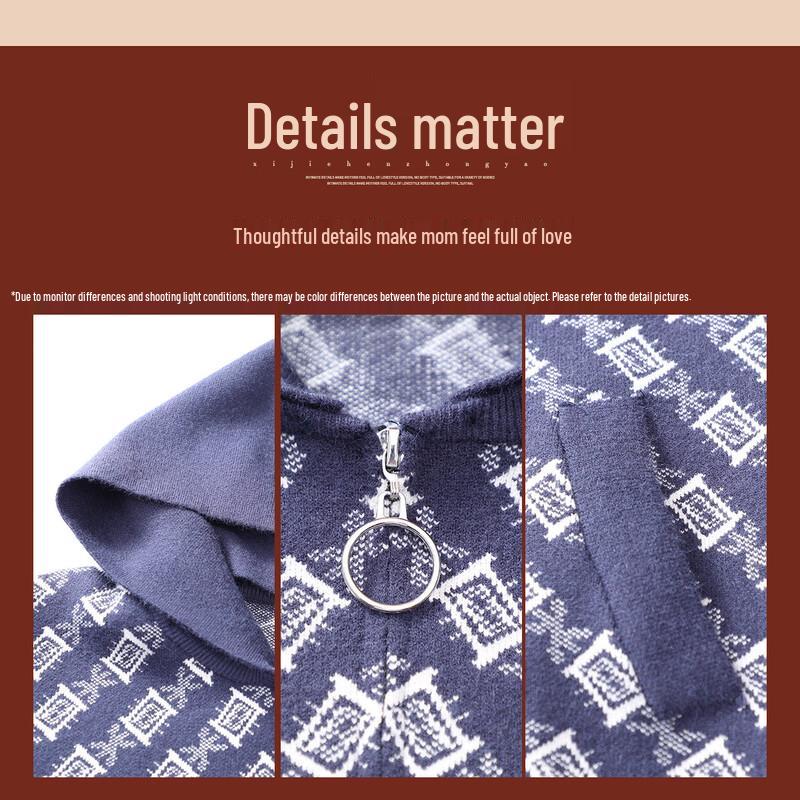 KAVON Women's Knit Zipper Cardigan