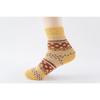 Winter Fashion Special Ethnic Style Thick Woolen Socks Retro Thickened Warm Rabbit Wool Socks for Women Polka Dot Ethnic Style Cashmere Socks