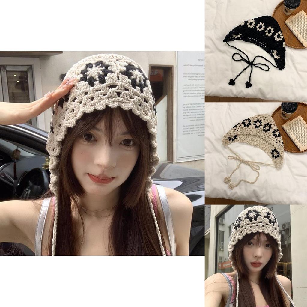 Stylish Handwoven Knitted Fisherman Hat For Women Summer Lightweight Cute Headwear