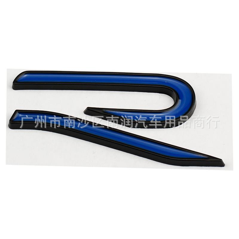 Alloy Car Front Grille Emblem Rear Trunk Sticker for Volkswagen VW New R Rline Badge GTI BORA GOLF PASSAT Polo SCIROCCO T-ROC