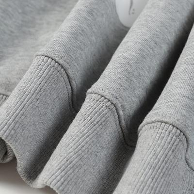 2023 Autumn and Winter New Cross-border Street Trend White Flower Foam Casual Loose Hooded Sweater Men and Women the Same Style