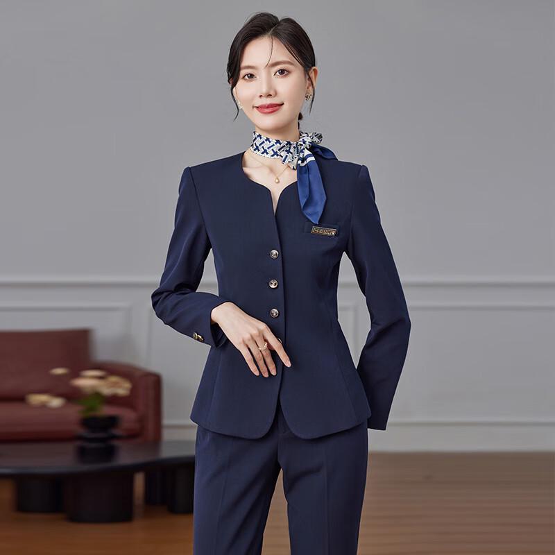 Women s Chinese Style Professional Suit Set 3XL