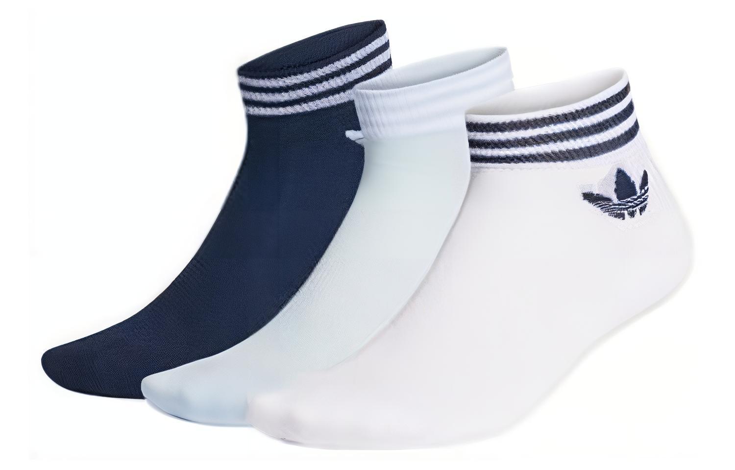 Adidas Originals Ankle Socks Unisex 3 Pack GD3569 L