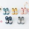 Baby toddler shoes autumn and winter plus velvet children's socks shoes infant soft sole floor shoes cartoon pattern