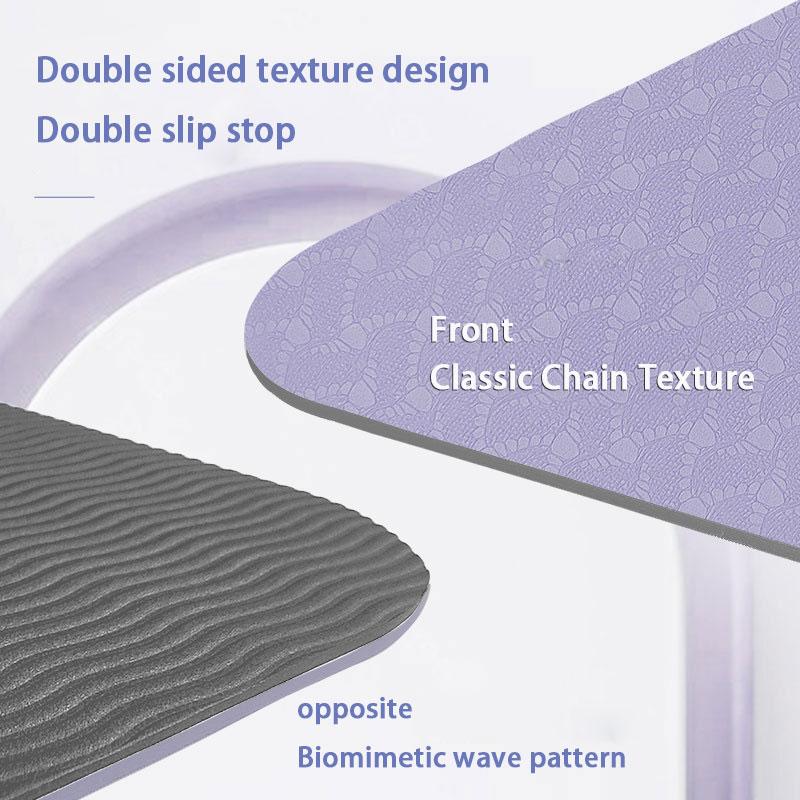 Environmentally Friendly TPE Yoga Mat Thickened High-density Waterproof Fitness Mat Household Anti-skid and Shock-absorbing Dance Mat