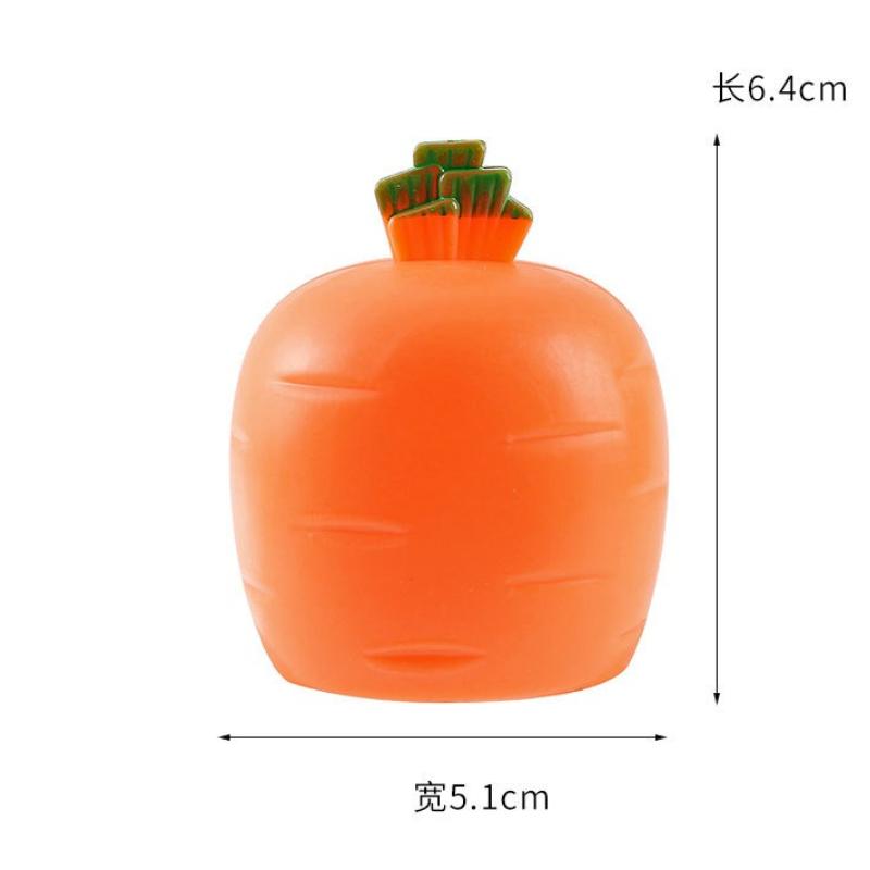 1 Stück Oster Squishy Karotte Hase Quetsch Teleskopspielzeug Kinder Radieschen Hase Tasse Klemmen Musikspielzeug Kreatives Stressabbau Geschenk