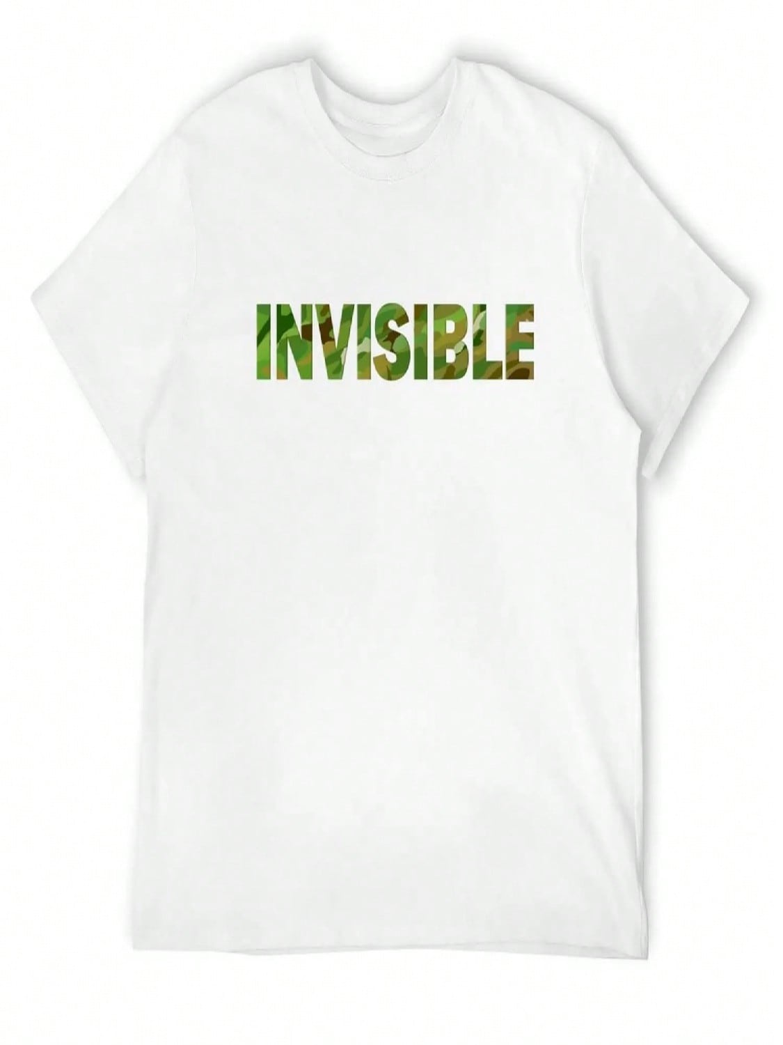 Invisible Camo T-Shirt Graphic T Shirt Vintage Tees Customizeds Man T-Shirt Fitted T Shirts For unisex S разноцветный