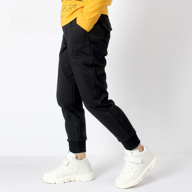 2024 Korean Boys' Cotton Casual Anti-Mosquito Sports Pants for Spring and Autumn