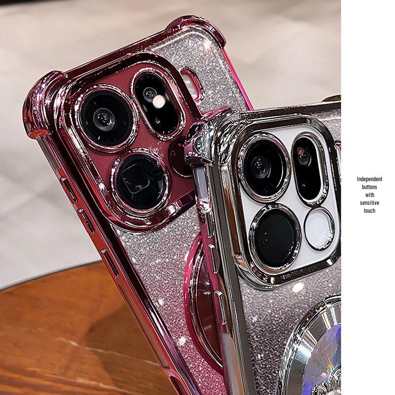 Huawei Nova15 Ultra Magnetic Suction Phone Case with Fidget Spinner Stand - New Model