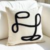 Housse de coussin de luxe Nouvelle Housse de coussin amovible lavable Design populaire Décoration de canapé de salon Housse de coussin Coussin 45×45CM