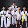 Dospělý & Dětský Taekwondo Dobok - Tréninková uniforma s dlouhým a krátkým rukávem