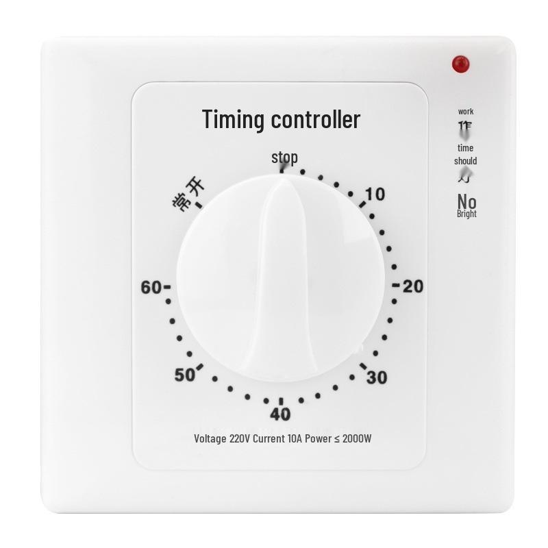 60-Minute 220V Timer Switch: Automatic Power Off for Water Pumps