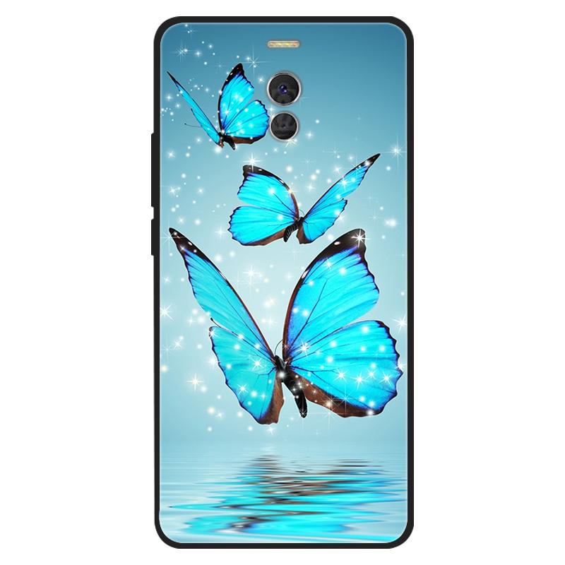 For Meizu M6 Note Case Silicone Cat Painted Soft Black Cover for Meizu M6Note M3 Note 8 Cover TPU Coque Protective Capa