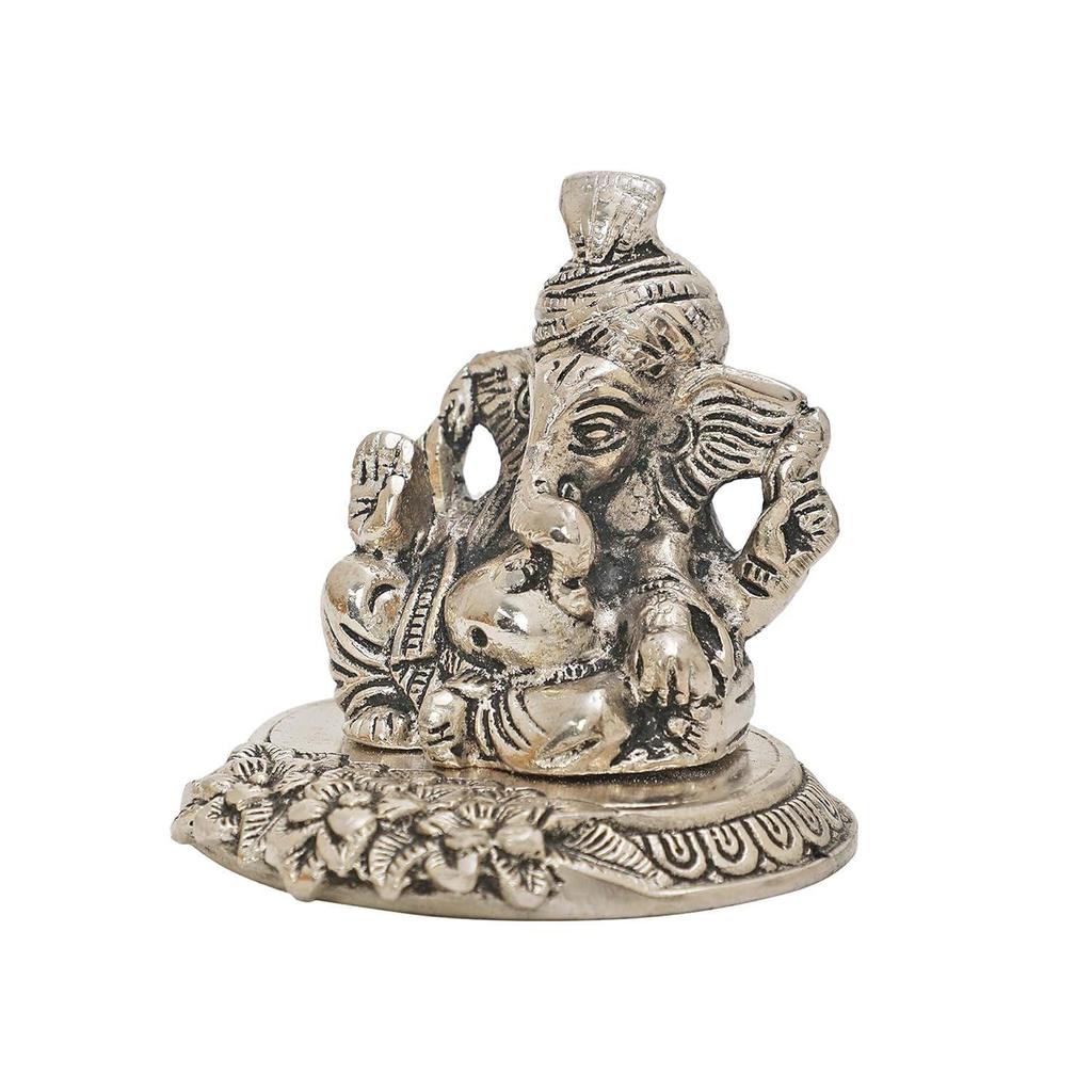 Pagdi Ganesh Idol Showpiece | 'Congratulations' Tag with Velvet Box & Carry Bag | Ideal