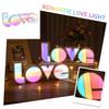 Rechargeable Night Light for Wedding Valentine's Day Gift Decorative Love Theme Lamp