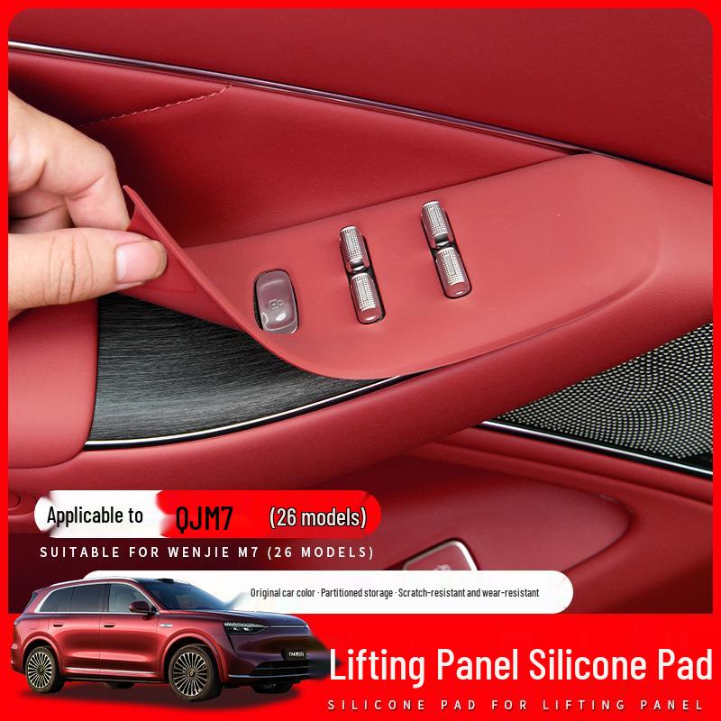 AITO M7 Car Door Button & Window Panel Silicone Protection Pad (Fits 26 Models)