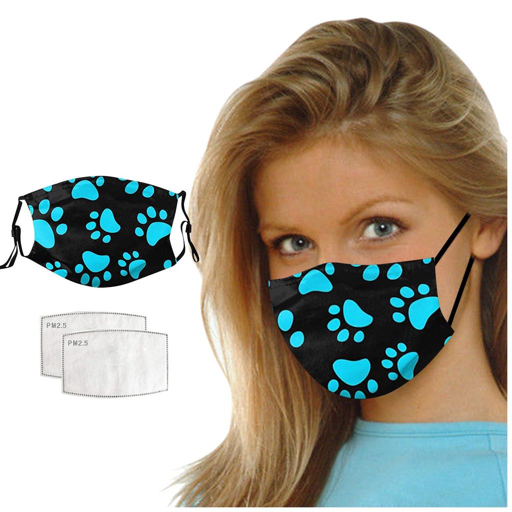  Dog  PrintAdult Mask Washable Reusable Pollution Cover Face 
