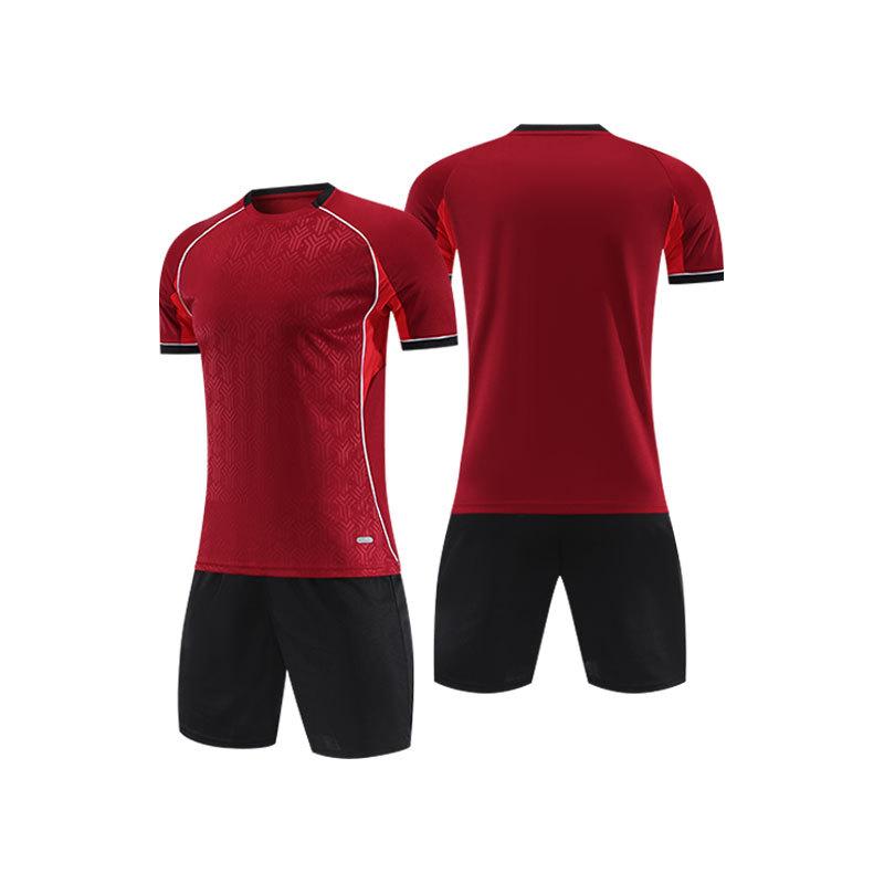 Short-sleeved Football Jersey Set, Competition Training Jersey, Adults and Children with The Same Jersey, Breathable Football Shirt