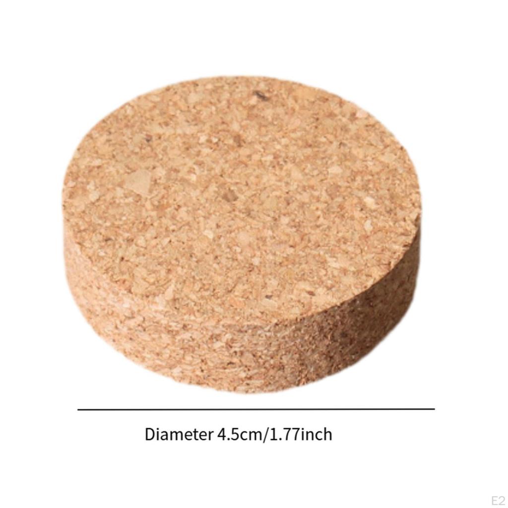 10 Stück Nadelkissen Korken, Ersatz Bastelbedarf Stabil Kreativ Tragbar Nadelhalter Rund