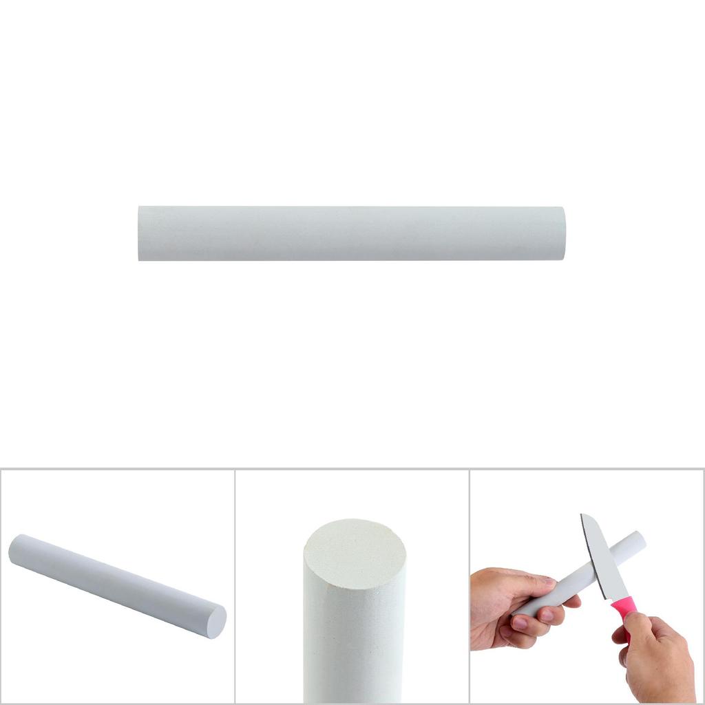 1Pc Geometric Shape Sharpening Stone Whetstone Sharpener Grinding Tool 800# Grit (Cylindrical)