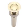 G1 1 4  Brass Bathroom Basin Sink Pop Up Drain Assembly with Overflow (Zirconium Gold)