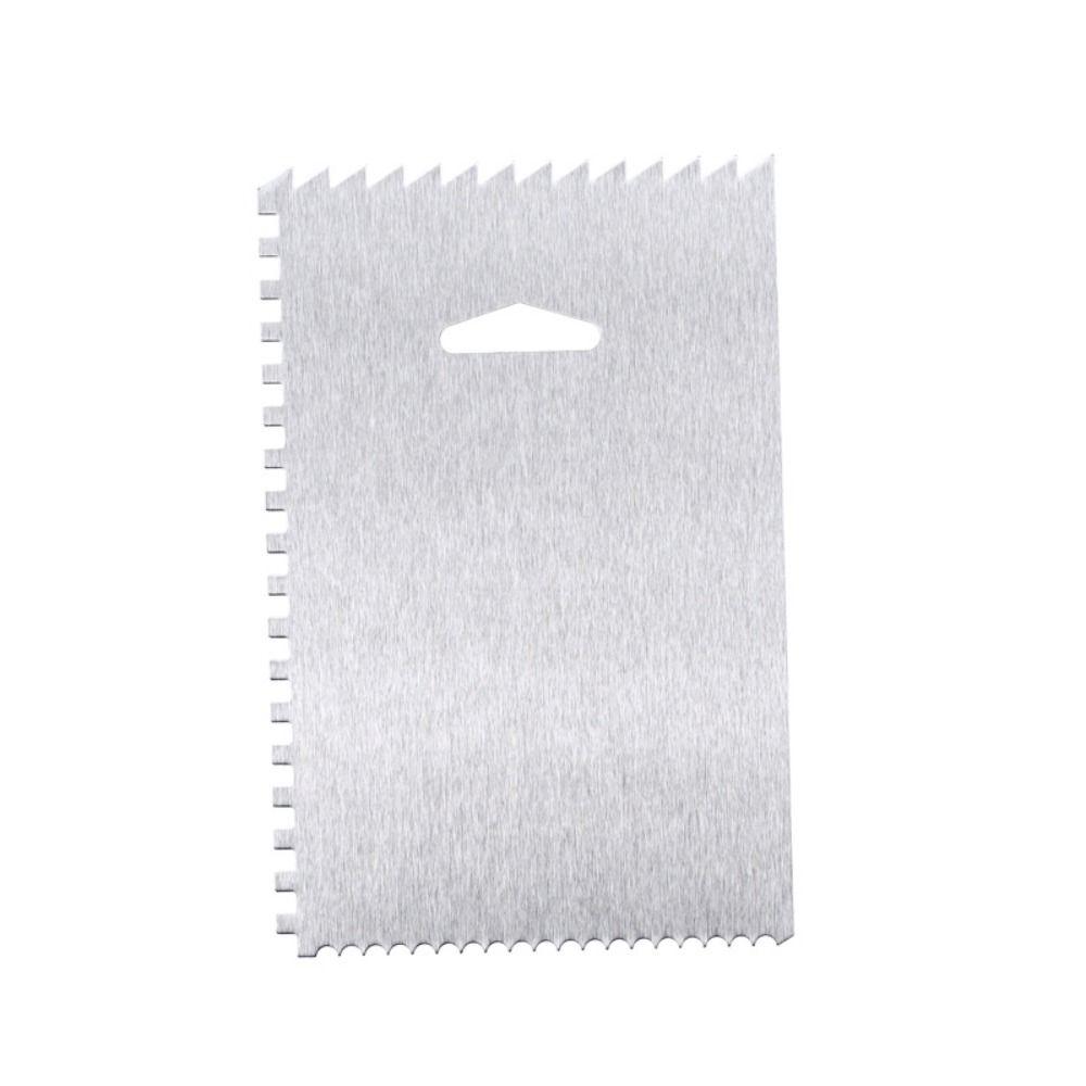 4-Sided Cake Scraper Irregular Teeth Buttercream Spatula Cake Spatula  Buttercream
