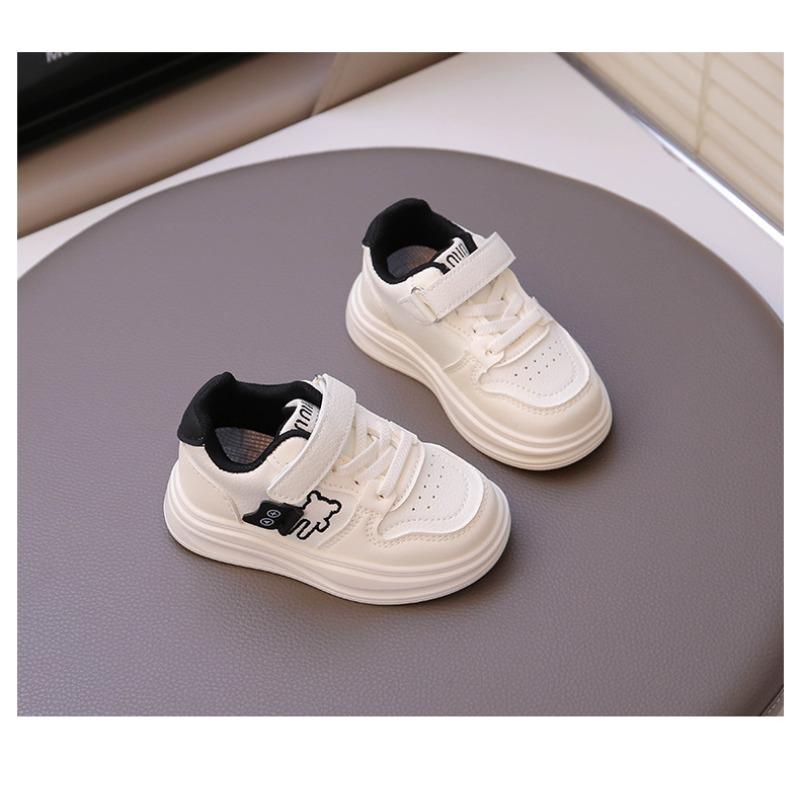 Mädchen Canvas-Schuhe Frühling und Herbst Neu Baby Schule Kleine Weiße Schuhe Jungen Sport Freizeitschuhe Rutschfeste Babyschuhe