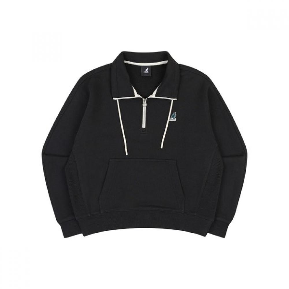 

Kangol Women S Sweat Half Zip 1768 Black S