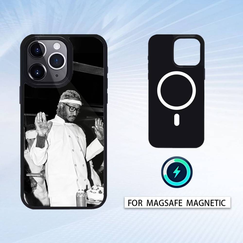 Coole F-Future Rapper Handyhülle Magnetisch Für iPhone17 16 15 14 13 12 Pro Max Für Magsafe Kabelloses Ladecover