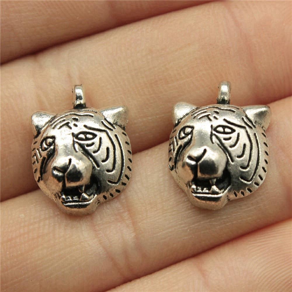 Charms Tiger Lion Wolf Pendants Kids' Jewelry Materials QC131