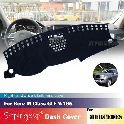 Mercedes Benz M Sınıfı GLE W166 Gösterge Paneli Kılıfı Koruyucu Ped Araba Aksesuarları Güneşlik Halı ML350 ML250 GLE250 GLE350 için