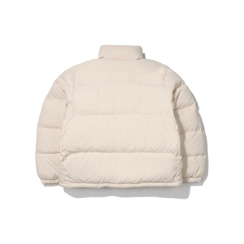FILA Down Jackets Unisex White Stand Collar Thickened Puffer Jacket FS2DJE4801X-CRM