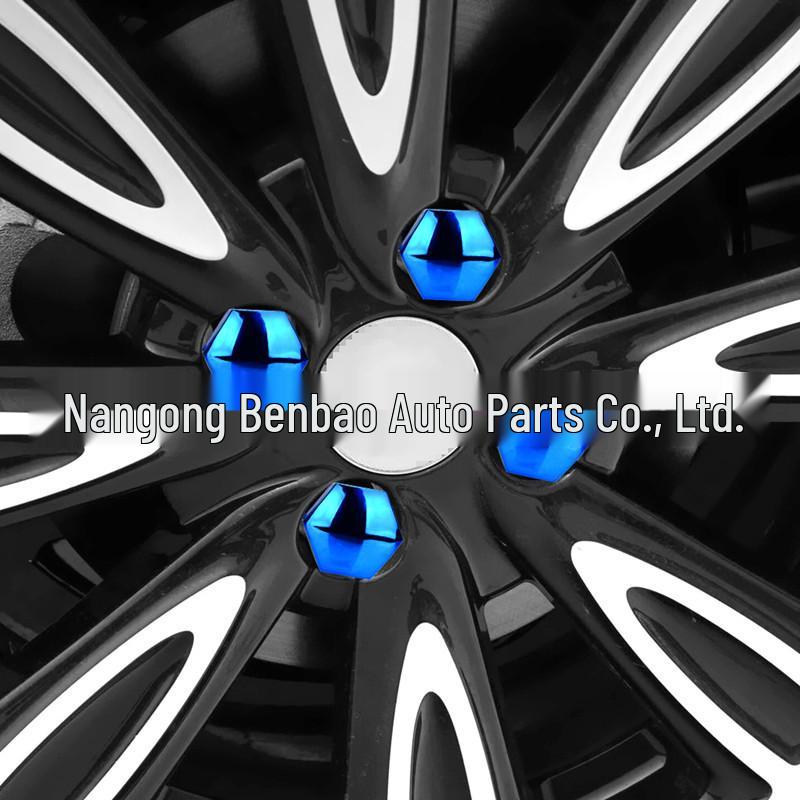 Universal Car Wheel Nut Protection Covers - 17mm, 19mm, 21mm