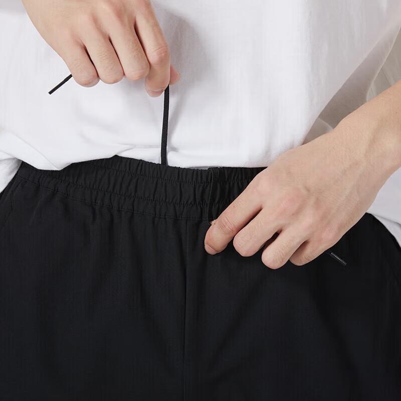 Under Armour Zip-Up Hooded Minimalist Jacket With Drawstring Comfortable Stylish Long Pants Casual Sports Set Men sets Black 22600401-001+23600701-001