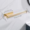 Vintage Style No-Punch Stainless Steel Toilet Paper Holder and Storage Rack.