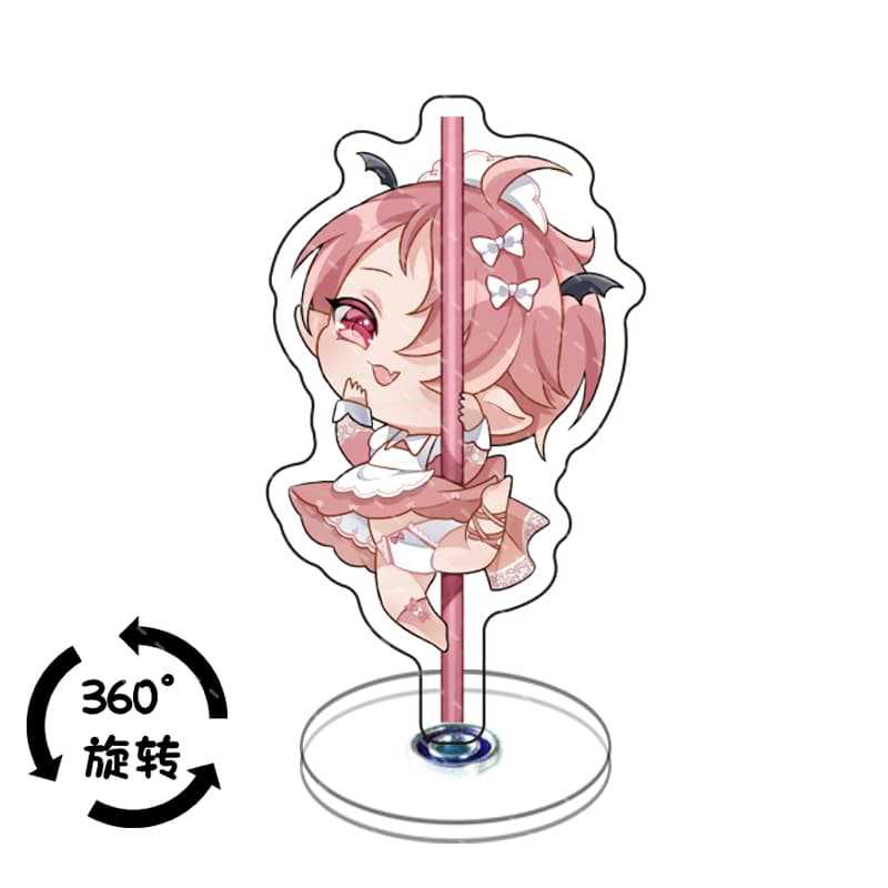 Creative Cartoon Game Anime NU: Carnival Love Pop Acrylic Stand Aster Figure Eiden Statue Garu Desk Ornaments Fans Collect Gifts
