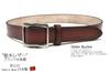 [TOCHIGI LEATHER] Tochigi Leather Belt, Tochigi Leather Belt, Slider Buckle, Men's Casual, Gradient Design, High-Quality Natural Leather,