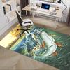 Fishing Enthusiast Theme Office Carpet Chair Mat - Large Desk Mat for Home Decor, Office Rug, Gift Idea for Any Room Including Bedroom and L