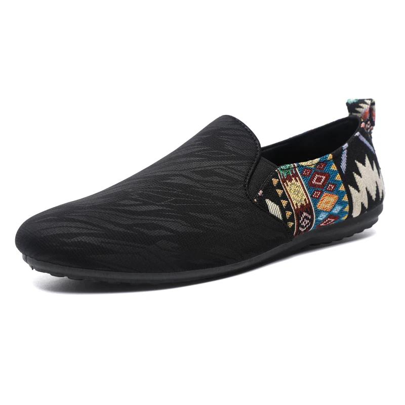 Fashion Fashion Leather Men Casual Outdoor Breathable Walking Lightweight Mens Loafers Lazy Shoes Driving Sneakers