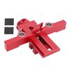 Cabinet Door Mounting Jig 3 in 1 Dual Hole Hinge Installation Position Tool Aluminum Alloy Adjustable Length Aid