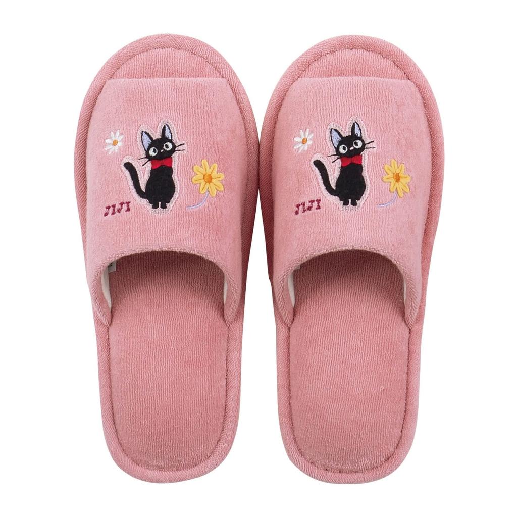 Senko Delivery Service Flower One Size Fits All Slippers, Kiki's Stroll, Pink,