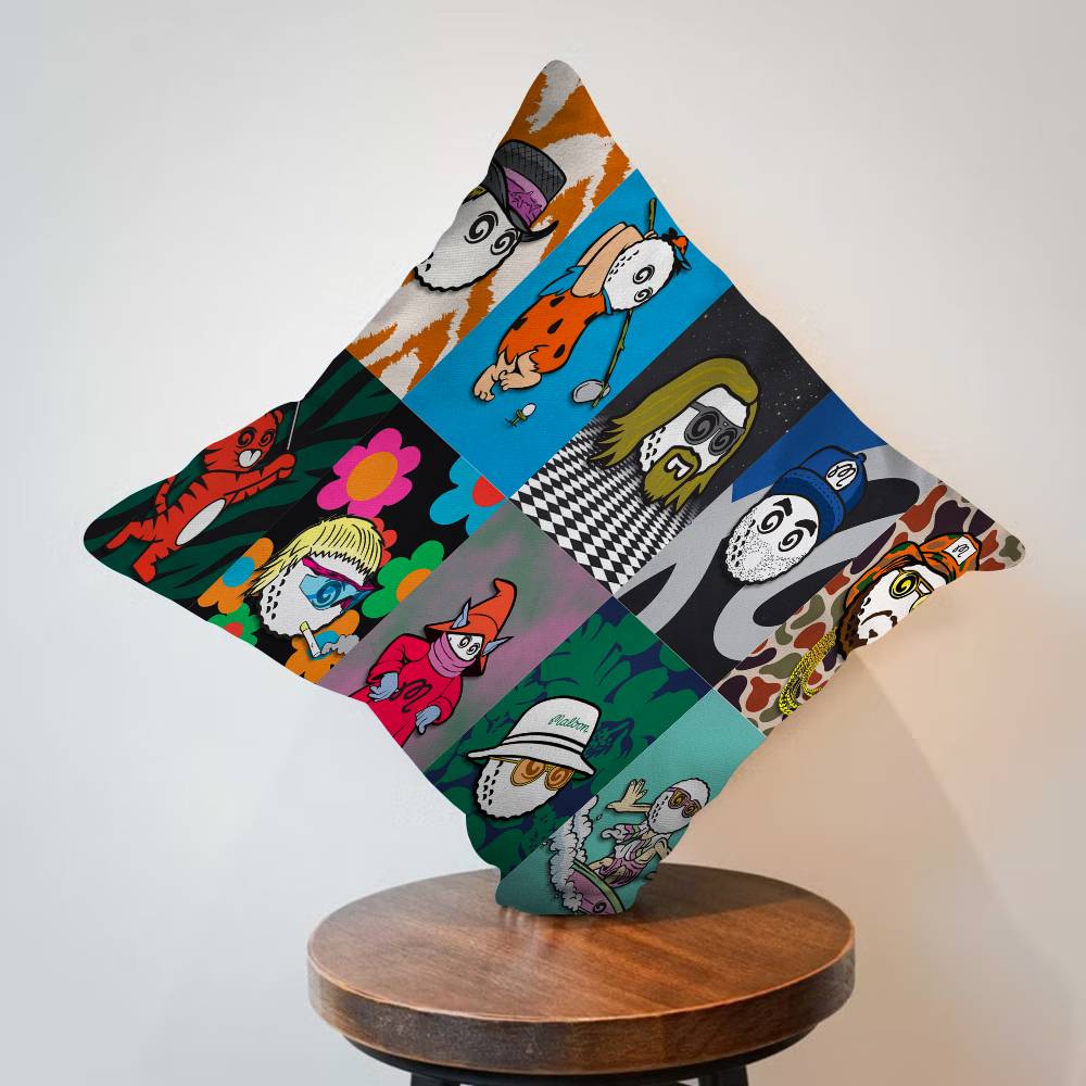 M-Malbons Cushion Cover Polyester Sofa Cushions Decorative Throw Pillows Home Decoration Pillowcover