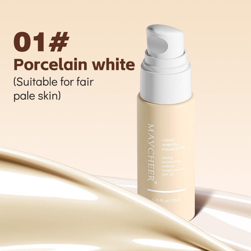 MAYCHEER Meixi'er Long-lasting Moisturizing Foundation Primer - Conceals, Durable, No Smudging