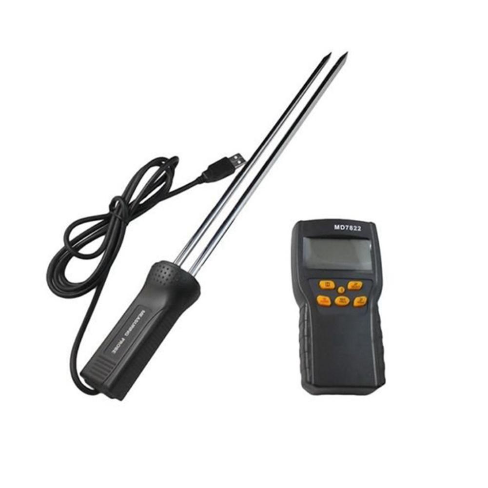 Portable Moisture Meter for Grain with Temperature Range 10 To 60 Degrees Celsius and Humidity 0 To 70 Percent
