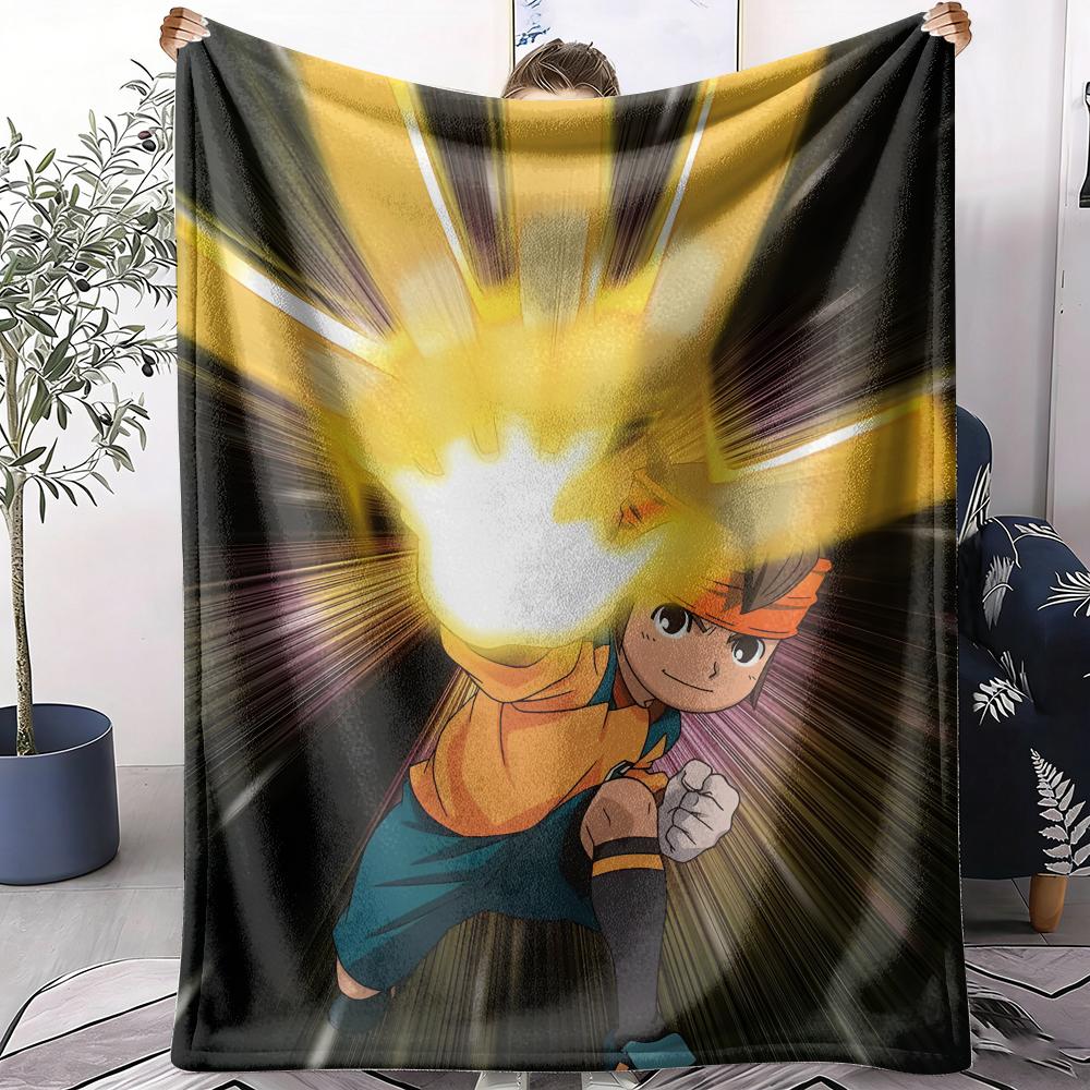 I-Inazuma E-Eleven Аниме Плед Мягкий Фланелевый Плед Легкий Охлаждающий Летний Плед для Дневного Сна на Диван Кровать Диван Путешествия